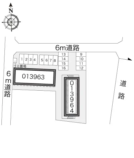 ★手数料０円★青梅市新町　月極駐車場（LP）